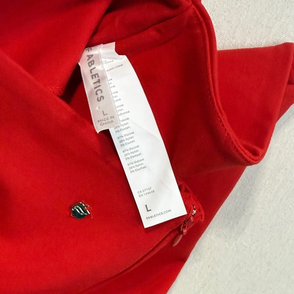 Fabletics Red Skinny Pants - Picture 6 of 9